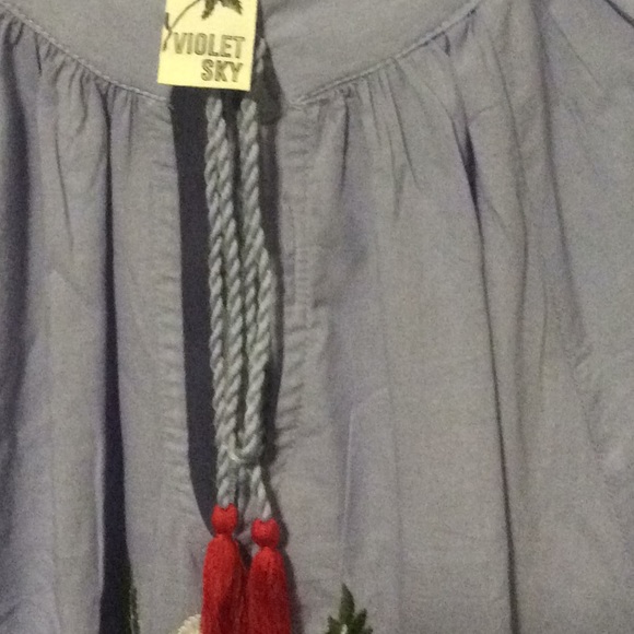 🌴 New Violet Sky Beach/Swim coverup/Dress - Picture 2 of 6